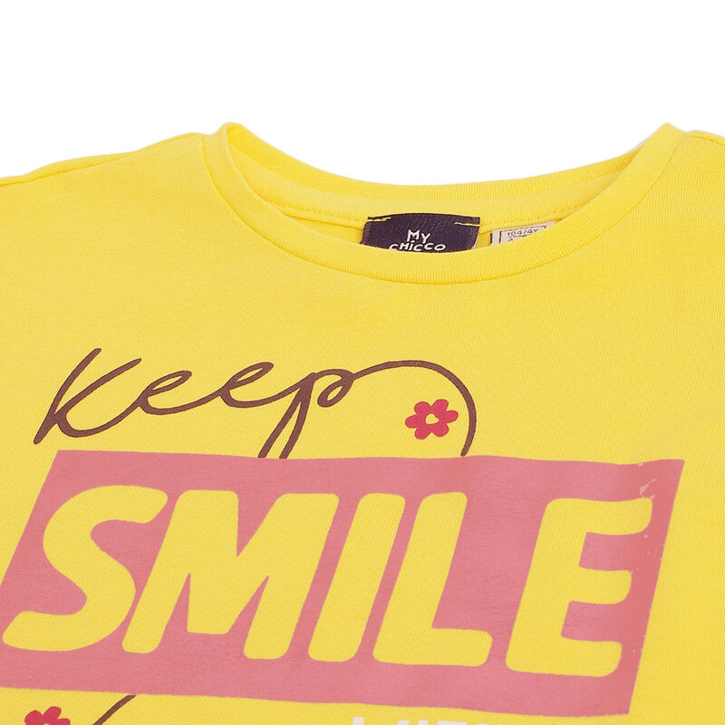 Girls Multicolor Printed T-shirt (Pack of 3) image number 3